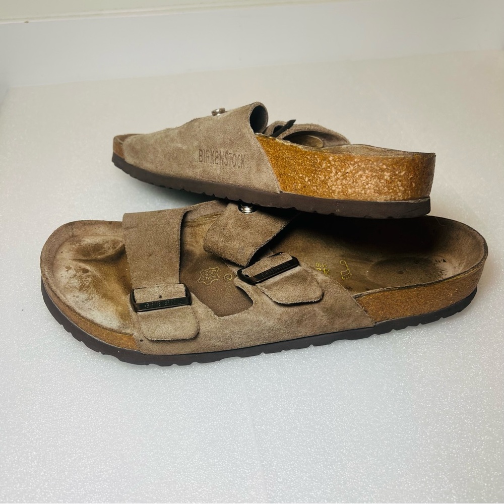 BIRKENSTOCK Arizona suede sandals 43 - Picture 5 of 9